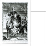 Equestrian Portrait of Oliver Cromwell by English School