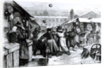 Football in the Jews' Market, St. Petersburg by English School