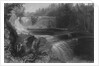 Trenton High Falls, 1838 by William Henry (after) Bartlett
