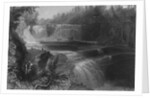 Trenton High Falls, 1838 by William Henry (after) Bartlett