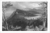 The Two Lakes and the Mountain House on the Catskills, 1838 by William Henry Bartlett