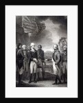 Surrender of Lord Cornwallis at Yorktown, 1781 by English School