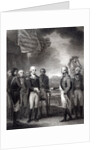 Surrender of Lord Cornwallis at Yorktown, 1781 by English School