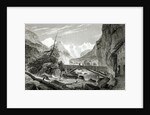 Mont Blanc from the Baths of St. Didier by William Brockedon