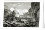 Mont Blanc from the Baths of St. Didier by William Brockedon