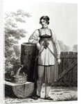 Tirollian Peasant Girl, 1817 by French School
