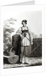 Tirollian Peasant Girl, 1817 by French School