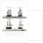 Portraits of the vessels on the Polar Expedition, 1818 by English School