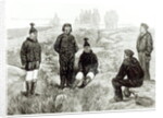 English sailors fraternising with the Eskimoes at Godhavn by (after) English School