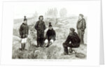 English sailors fraternising with the Eskimoes at Godhavn by (after) English School