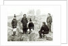 English sailors fraternising with the Eskimoes at Godhavn by (after) English School