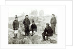 English sailors fraternising with the Eskimoes at Godhavn by (after) English School