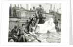 The Arctic Expedition Watering from an Iceberg by English School