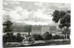 Rolling the Lawns at Hampton Court Palace, 7th March 1807 by English School