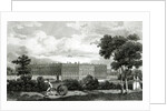 Rolling the Lawns at Hampton Court Palace, 7th March 1807 by English School