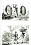 Head baskets and a poultry seller by Jean Baptiste Debret (after)