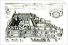 All Souls College, Oxford University, 1675 by David Loggan