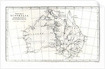 Sketch map of Australia showing the position of Mr. Stuart's Route, 1864 by English School