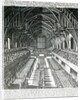 The Inside of Westminster Hall by English School