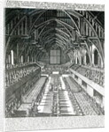 The Inside of Westminster Hall by English School