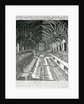 The Inside of Westminster Hall by English School