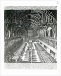 The Inside of Westminster Hall by English School