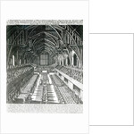 The Inside of Westminster Hall by English School