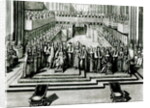 The Enthroning of King James II and Queen Mary by English School