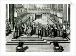 The Enthroning of King James II and Queen Mary by English School