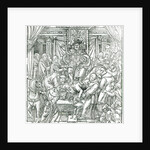 The Pope suppressed by King Henry VIII, 1534 by English School