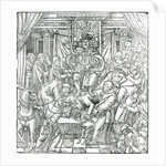 The Pope suppressed by King Henry VIII, 1534 by English School