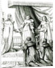 Charles I being given the sceptre and crown by French School