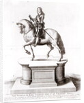 The statue of King Charles the 1st at Charing Cross by Wenceslaus Hollar