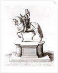 The statue of King Charles the 1st at Charing Cross by Wenceslaus Hollar