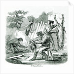 A camp Kitchen, 1856 by School English