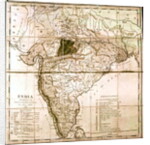 Map of India, 1803 by English School