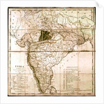 Map of India, 1803 by English School