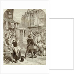 The Duke of Buckingham Travelling in a Sedan Chair by English School