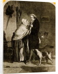 George Washington and his Mother by English School