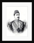 Portrait of The Khedive Tawfig by English School