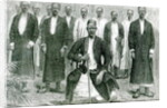 Mtesa,the Emperor of Uganda and other chiefs by English School