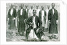 Mtesa,the Emperor of Uganda and other chiefs by English School