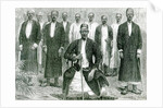 Mtesa,the Emperor of Uganda and other chiefs by English School