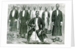 Mtesa,the Emperor of Uganda and other chiefs by English School