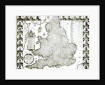 Map of England and Wales, 1644 by Wenceslaus Hollar