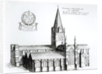 The North Prospect of Conuentuall Church of Christ Church in Oxford by School English