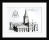The North Prospect of Conuentuall Church of Christ Church in Oxford by School English