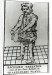 Richard Tarleton one of the first Actors in Shakespears Plays by English School