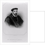 Portrait of Sir Nicholas Bacon from 'Lodge's British Portraits', 1823 by English School