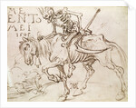Death Riding, 1505 by Albrecht Dürer or Duerer